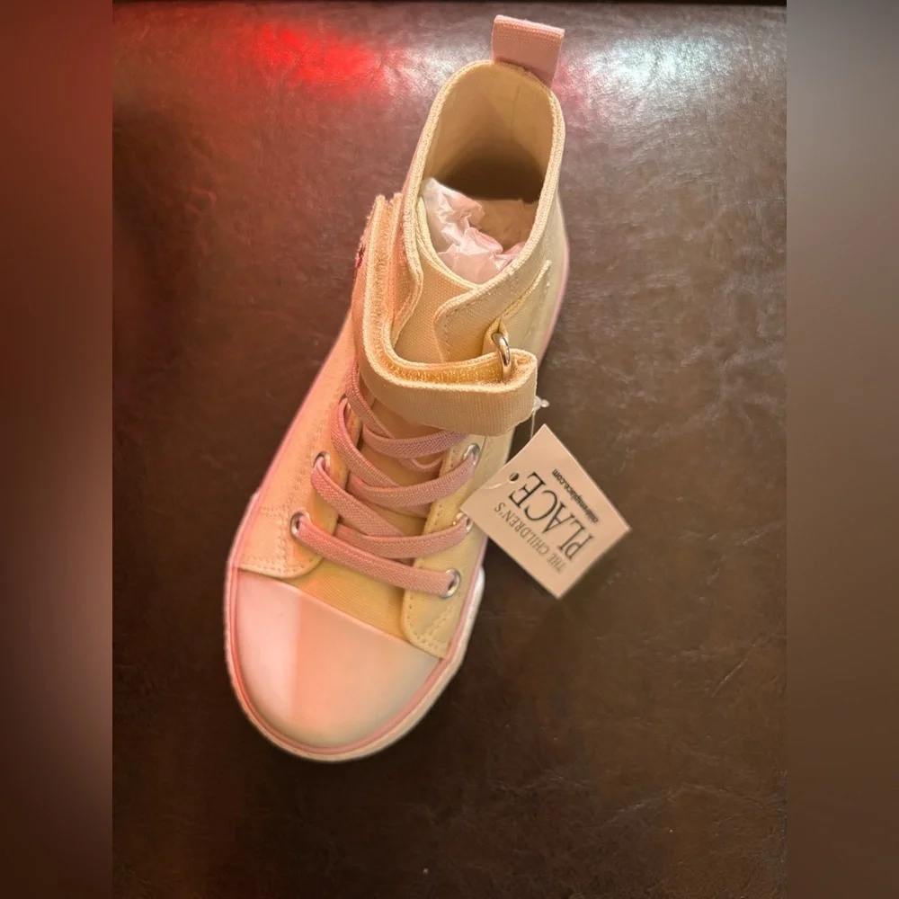 The Children's Place Beige and Pink Kids' Sneakers